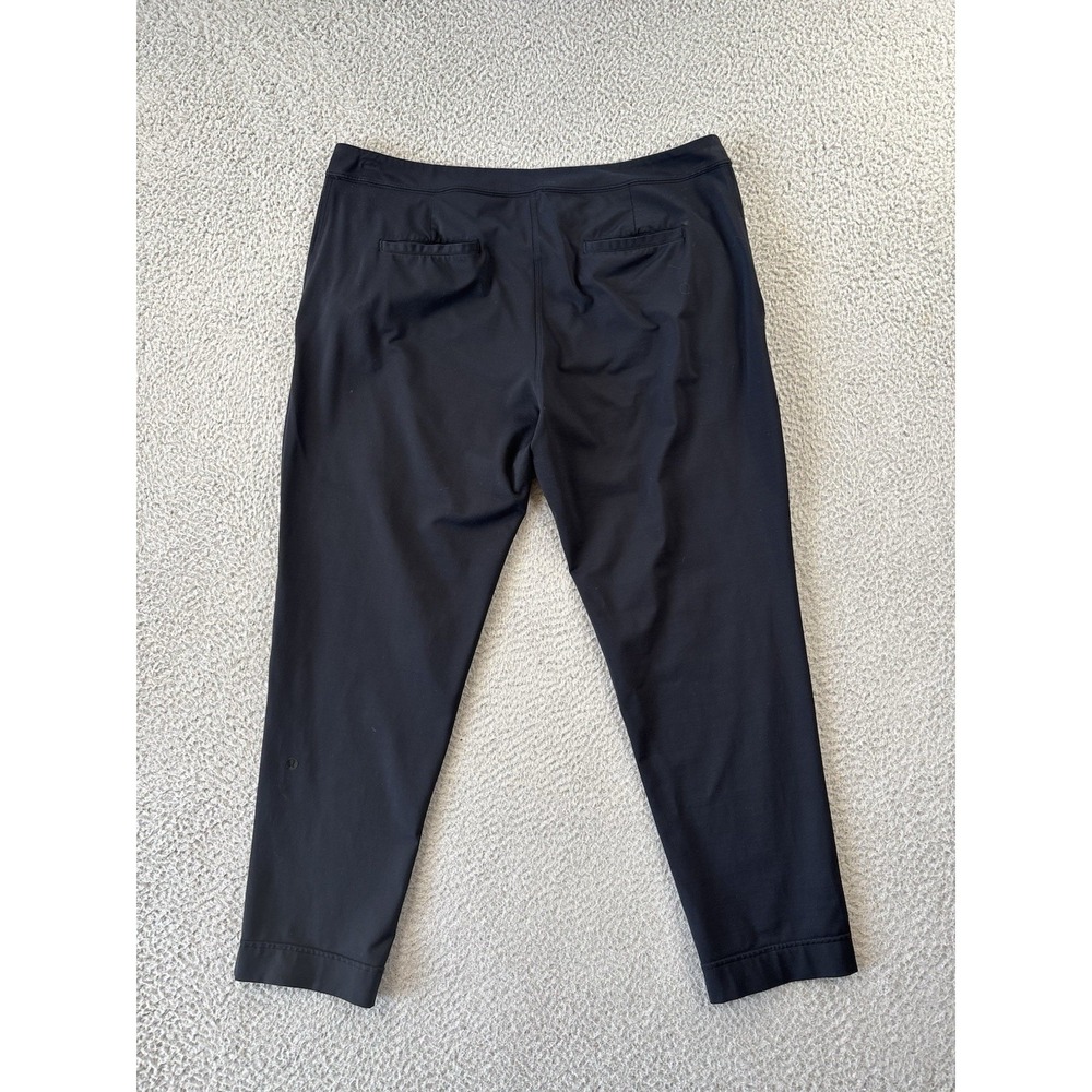 Lululemon On The Fly Pants Womens 35x25‎ Black Comfort Pockets Athleisure Travel - Picture 6 of 8